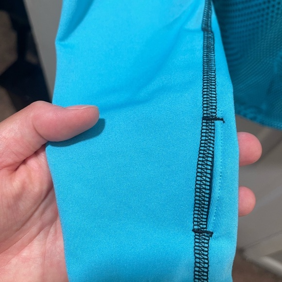 Nike Pro Light Blue Athletic Top - Picture 6 of 8